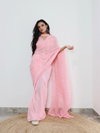 DAC Drishti Georgette Silk Bandhani Party Wear Readymade Sarees Wholesalers In Delhi